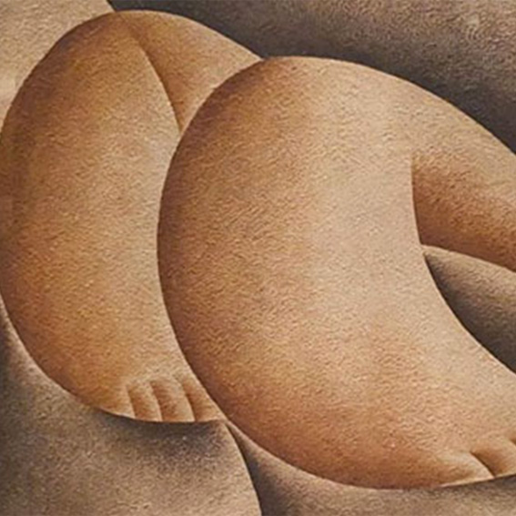 Pintura El oso de Vicente do Rego Monteiro
